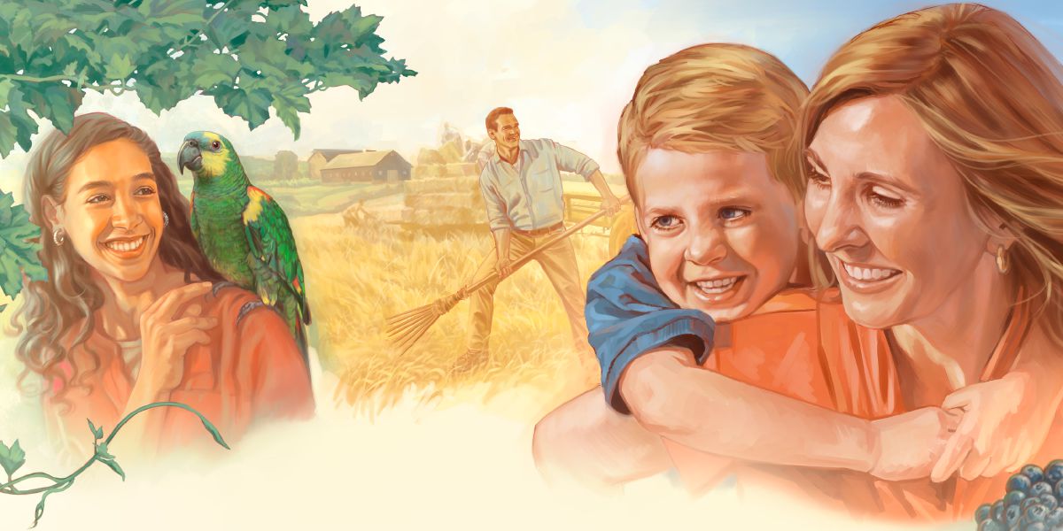 Adults and children enjoy life in Paradise