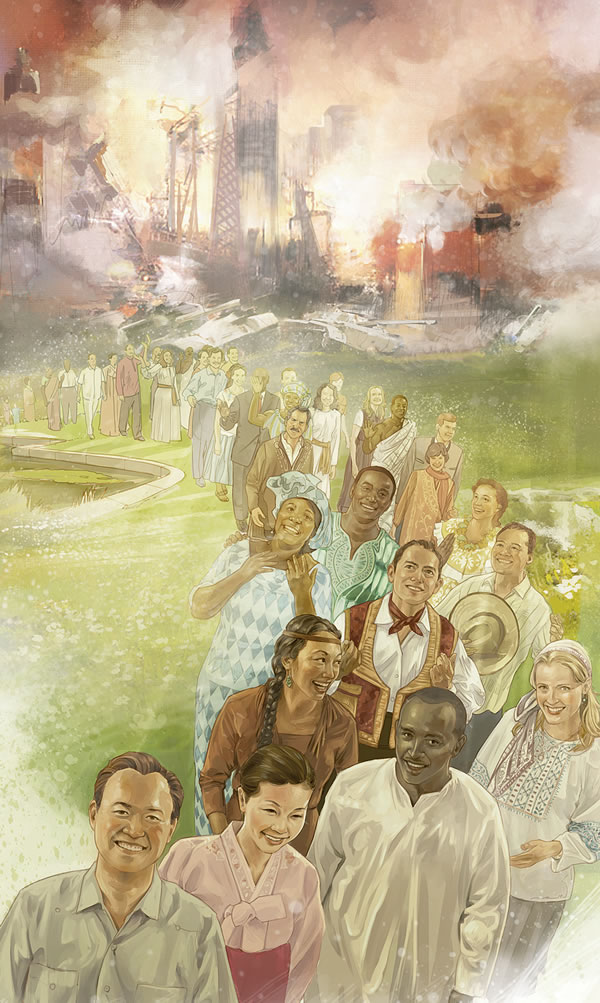 God’s Kingdom will bring an end to all false religion, corrupt governments, and greedy commerce