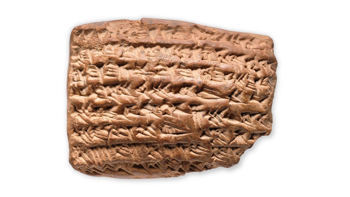 Picture B : Babylonian tablet explaining how to “heal” a patient who was thought to have been attacked by a ghost