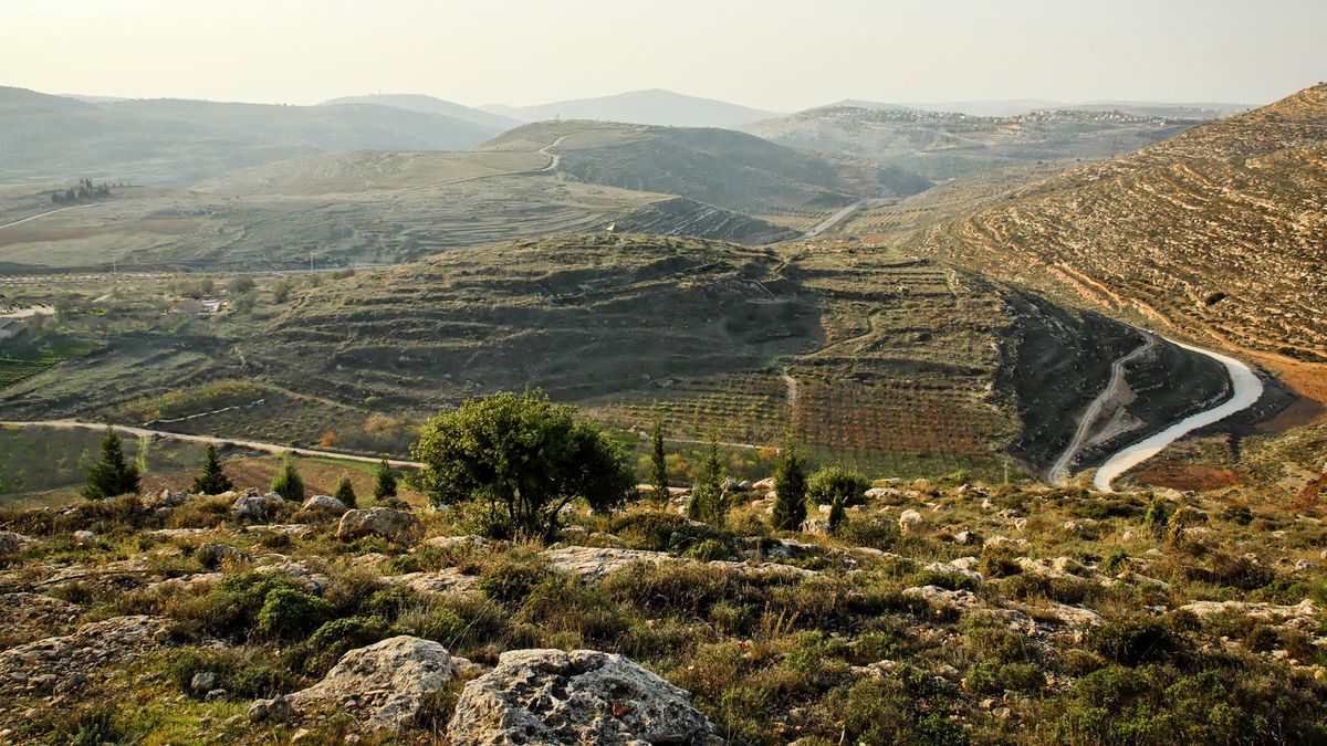 Picture A : Site of ancient Shiloh