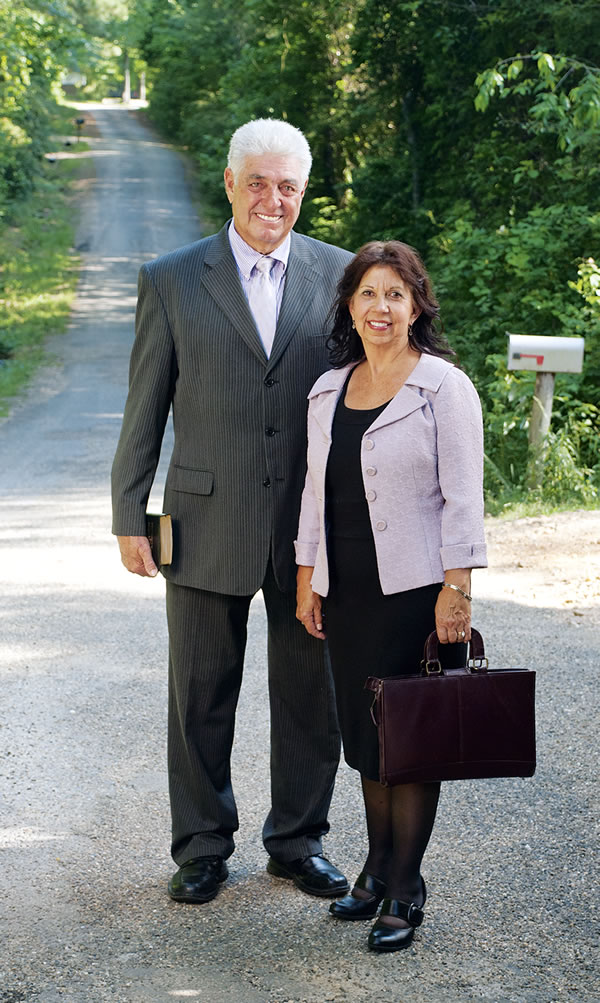 With my wife, Shirley