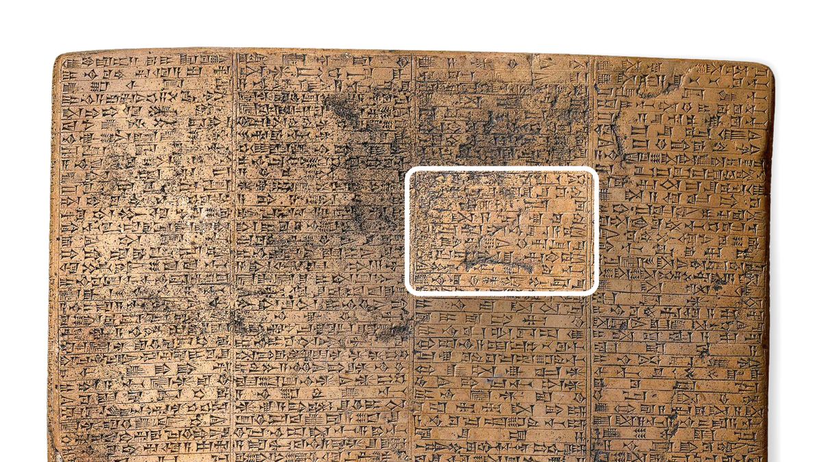 Picture A : Inscription of Nebuchadnezzar, referring to “the treasure house” in the temple of Merodach