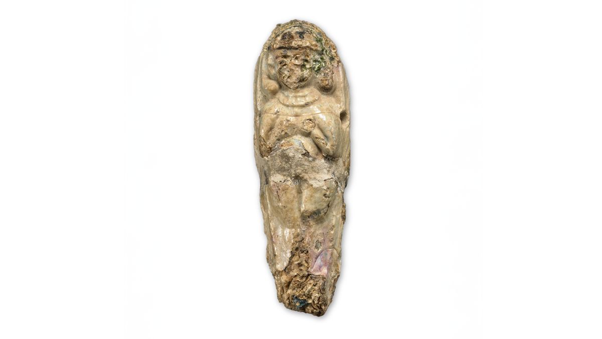 Picture A : Figure of Ashtoreth, dated to about 1500 B.C.E.